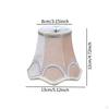 Fabric Lampshade Replacement Clip On Elegant Decorative for Candle Bulbs Lighting Easily Install