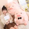 Cartoon Chubby Couple Pig Plush Toy Kawaii Stuffed Animals Wedding Suit Piggy Plushies Throw Pillow Doll Soft Toys Home Decor