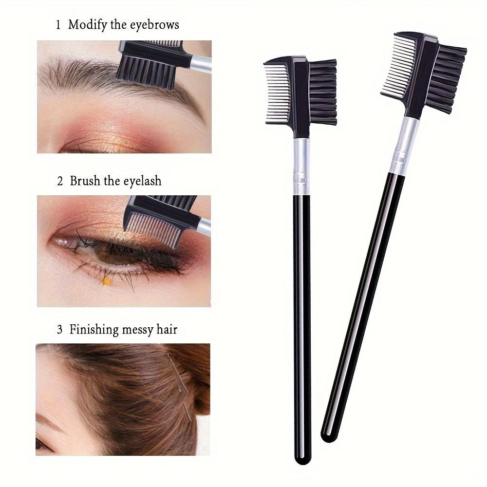 5pcs Eyelash Comb Easily Separate Lashes After Curling and Mascara Application, Eyebrow Comb Evenly To Separate Eyebrow