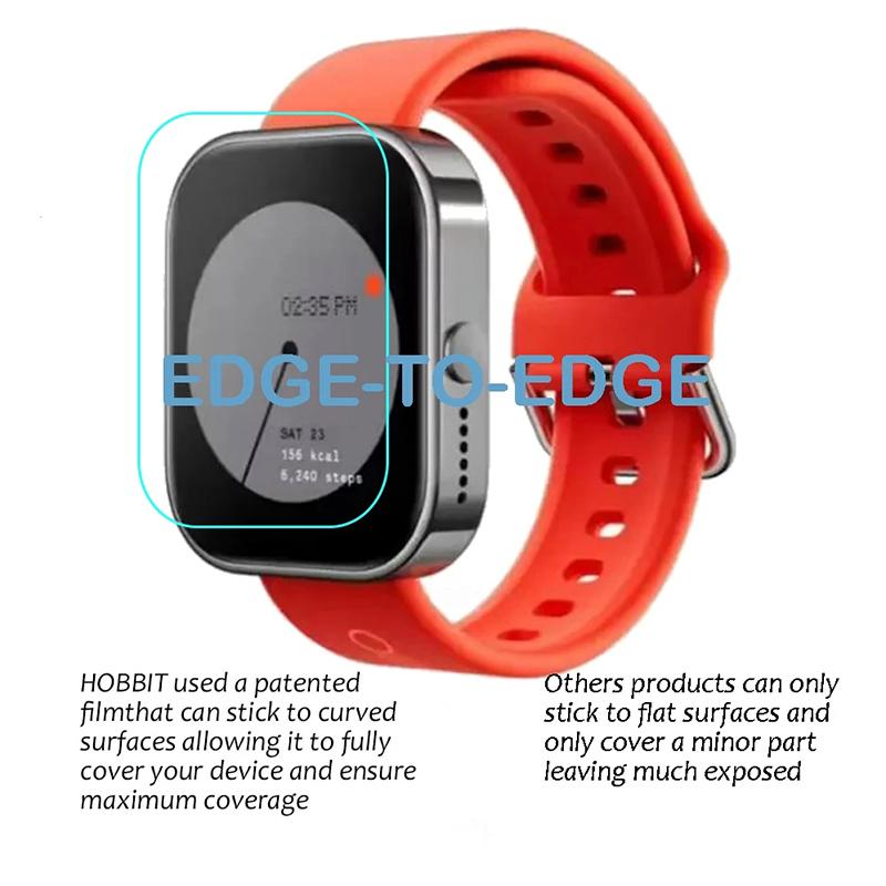 3-teilige TPU-Hydraulik-Displayschutzfolie für Cmf Watch Pro Smartwatch, HD-klare Schutzfolie, wasserdichte Uhrenabdeckung, kein Glas