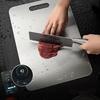 316 Kitchen Cutting Boards Stainless Steel Chopping Board Thickened Double Sided Cutting Board Block Kneading Dough Board
