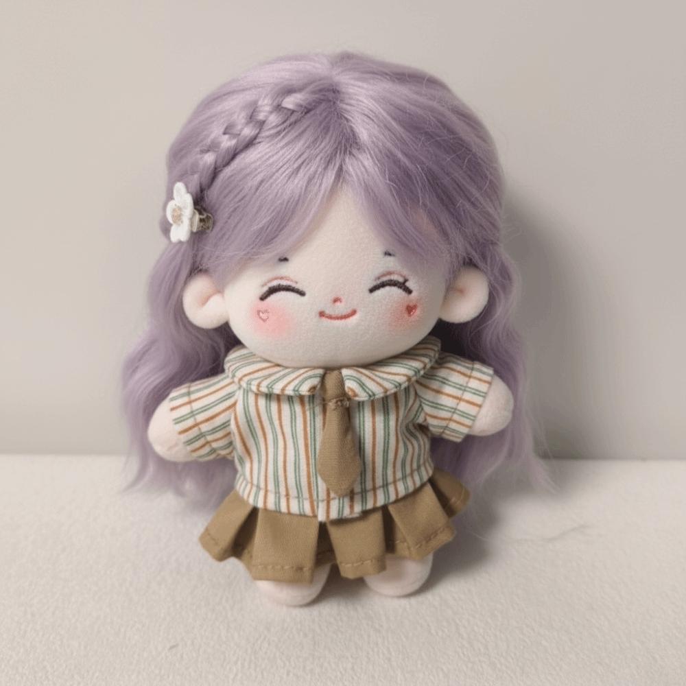 Skirt Doll Clothes Outfit Shirt Doll Dress Up Set 10cm Cotton Doll Clothes  Children's Gift