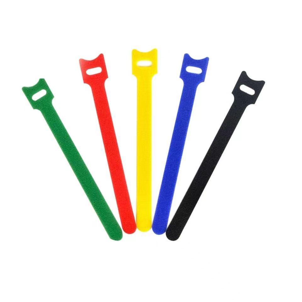 Nylon T-Type Self-Adhesive Hook and Loop Cable Ties