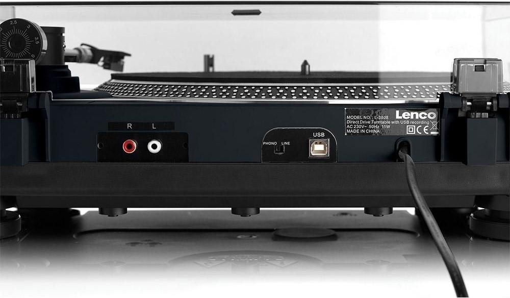LENCO L3808G Turntable Black, Lenco