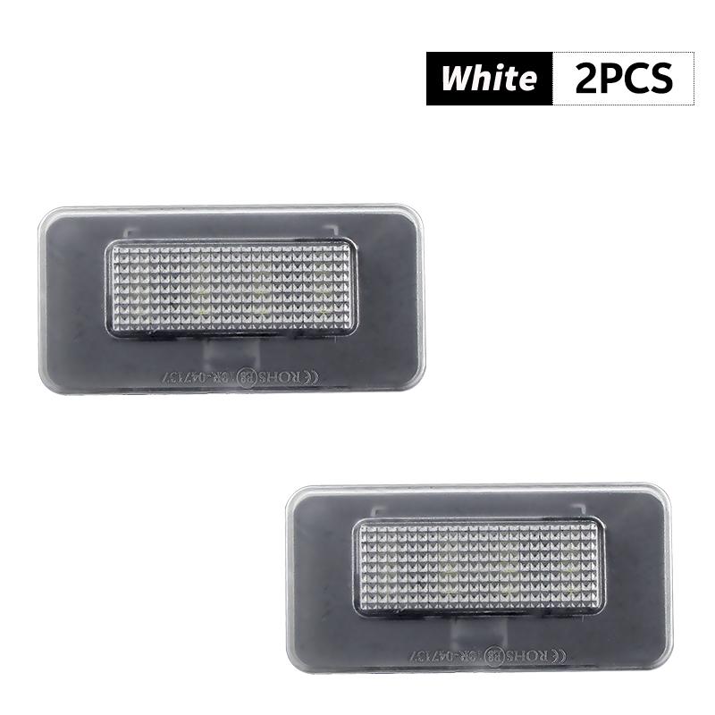 

2PCS LED Number Plate Lamp For Tesla Model S 2016-2026 X 2016-2026 Rear Led License Number Plate Light Lamp Car Light Assembly