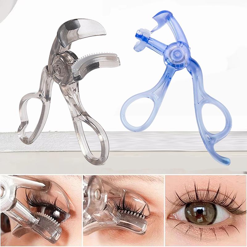 Wide-Angle Partial Eyelash Curler Portable One-Clip Curling Comb Tooth Lashes Curler Easy To Operate Styling Enlarge Eyes Tool