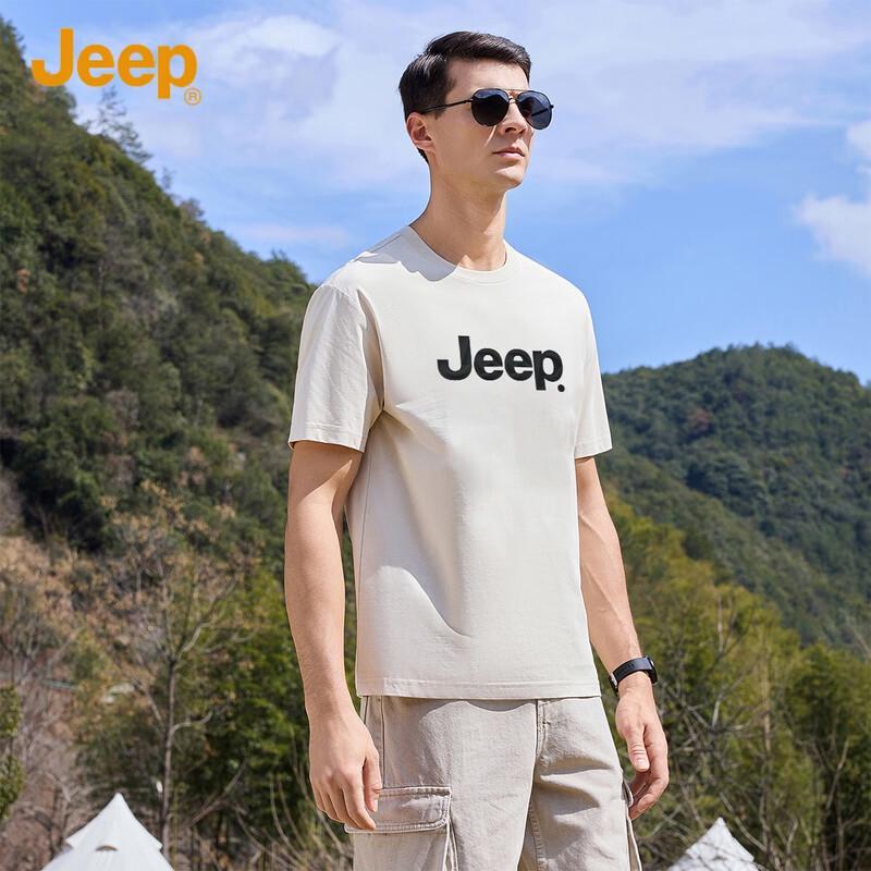 JEEP Men s Outdoor Casual Logo T-Shirt XXXL 2550₽