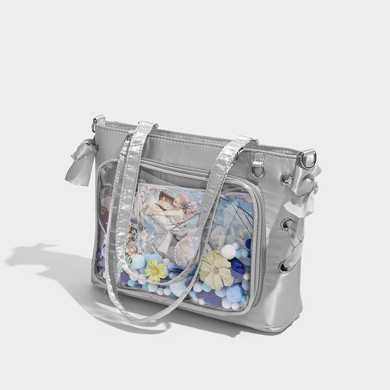 Original Designer Girl Fashion Ita Bag Preppy Girl Personality Large Capacity Y2K Tote Bag Daily Commute Trend Shoulder Bag