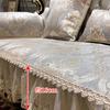 European Sofa Cushion Cover Luxury Modern Anti-slip Sofa Cushion Towel Jacquard Embroidery Chenille Sofa Cover Home Seat Cover