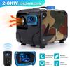 12V 24V 220V Upgraded 3 In1 Diesel Parking Heater LCD Switch Diesel Heater Muffler for RV Motorhome Trailer Trucks Boats 2KW-8KW