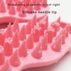 High Temp Resistant Silicone Hair Comb Deep Cleaning and Scalp Massage Brush for Shower and Spa Beauty