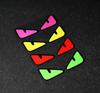 Reflective Devil Eyes Stickers: Creative, Funny Motorbike Expression Decals