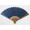 Used [New] [Hasegawa] Men's Large Size Fan with Fan Bag, Wooden Box, Made in Japan (DragonflyNavy Blue) 0