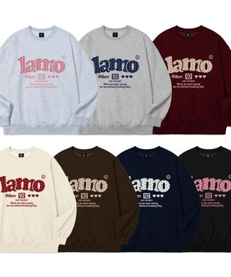 LIKE THE MOST Dotramo Heart Heart Oversized Sweatshirt_7 Colors (Type A)