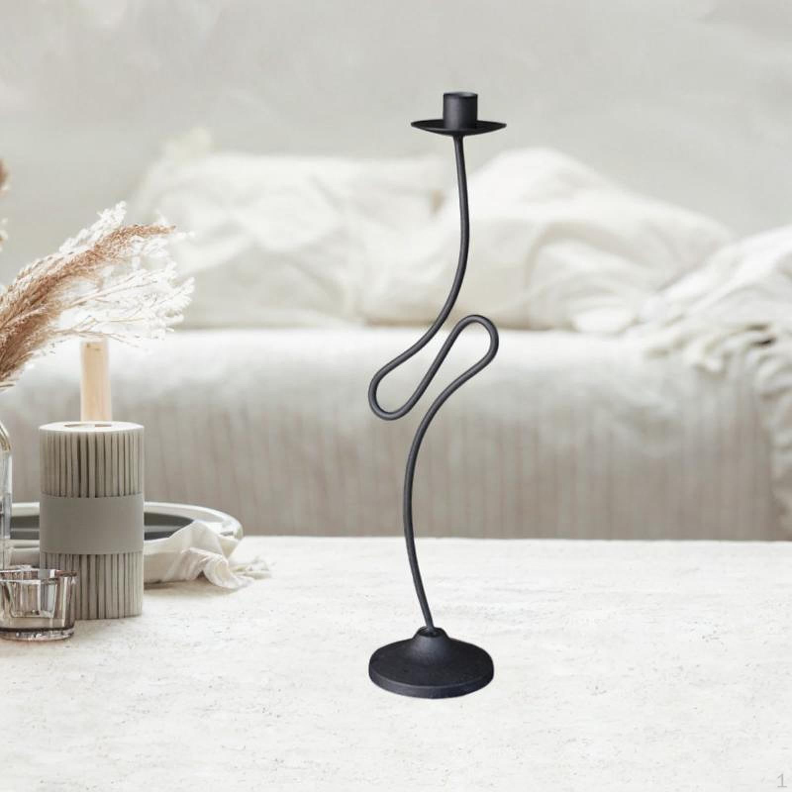 

Taper Candle Holder Candelabra Vintage Ornament Decorative Stick for Living Room