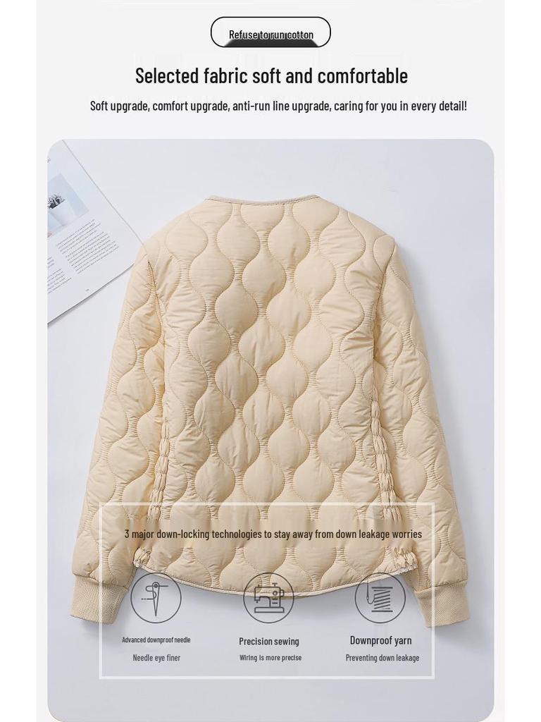 2025 Trendy Petite Cotton Jacket for Autumn/Winter - Lightweight Quilted Inner Wear