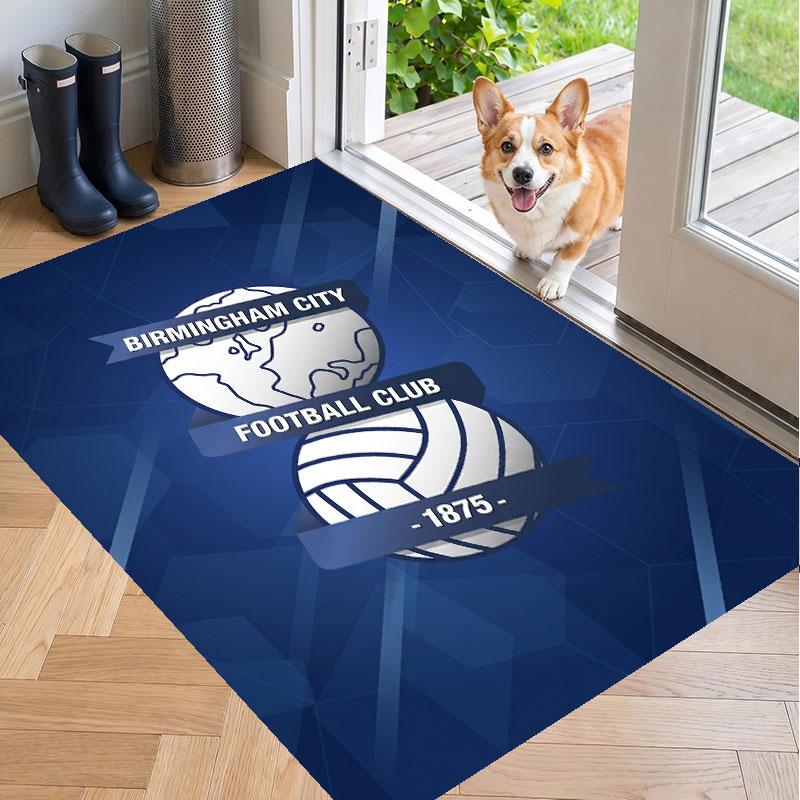 Soft Floor Carpet Birmingham City Pattern Area Rug Decorative Mat For Home Room Decoration