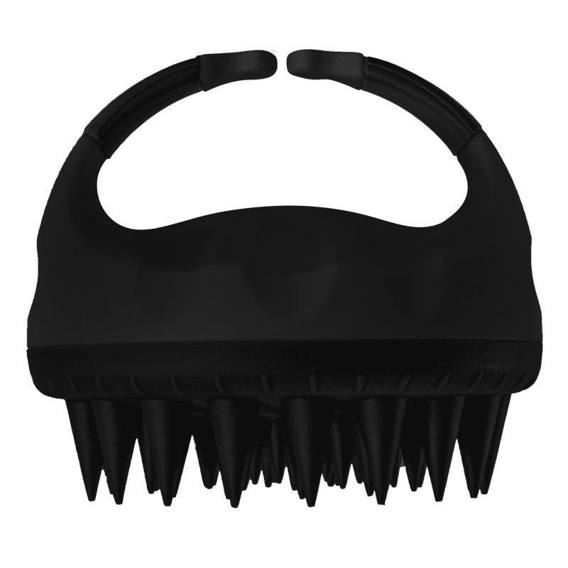 Scalp Scrubber Shampoo Børste Massasjer Ren hodebunnskam med håndtak Hårvaskebørste Hodebunnseksfoliator Børstehode Scrubberverktøy