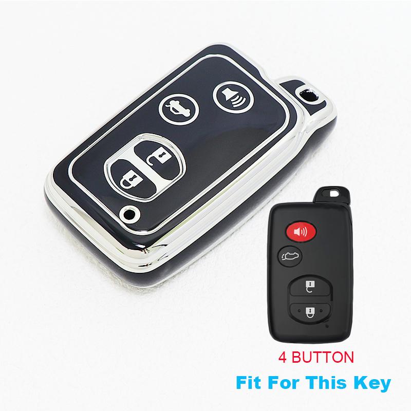 Suport husă carcasă pentru Toyota Yaris Corolla Vitz RAV4 Land Cruiser Camry Highlander Prado Prius Carcasă telecomandă auto fob