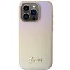 Guess Guhcp15Lpsairsd Iphone 15 Pro 6.1 Złoty/Gold Hardcase Saffiano Iridescent Script