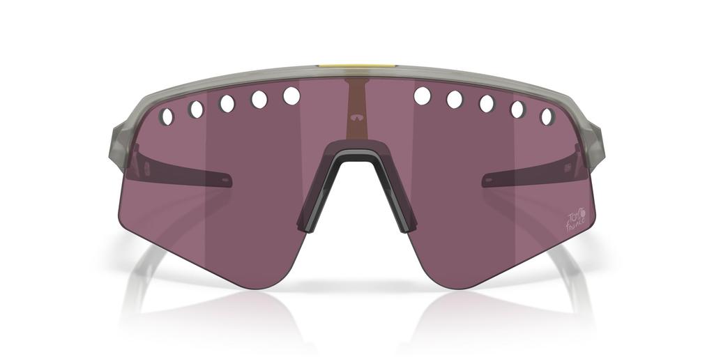 Oakley Sunglasses Frame Color TDF Matte Grey Lens Prizm Road 139mm Men's 0OO9465, (Front) Ink, Color Black,