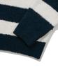COVERNAT Boucle Yarn Rugby Knit Dark Navy
