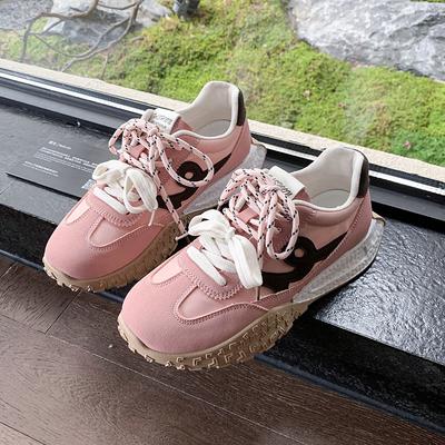 Damesschoenen met platform lente en herfst nieuw binnenste hoogteverhoging veelzijdig casual comfortabel sport damesschoenen