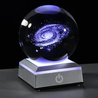 A Popular Gift for Wedding and This Authentic K9 Crystal LED Bedside Lamp Features a Space Design and Is a Stylish and Relaxing Addition To Any Home