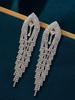 Luxurious Diamond Tassel Earrings: Shimmering, High-End Fashion for Exquisite European & American Style Party Wear.