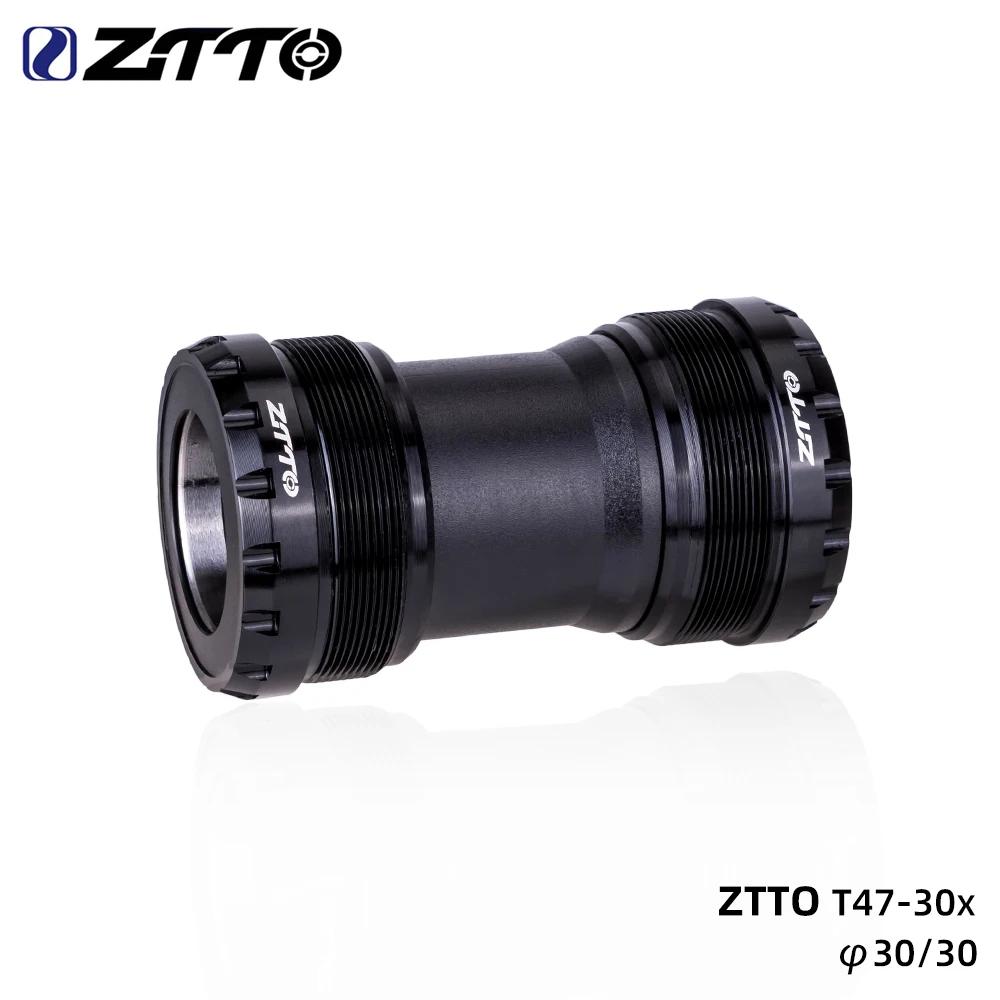 ZTTO Bicycle T47 Bottom Bracket 24 Crankset Dub 29 30mm Sealed Bearing Thread 47 68 73mm Shell 28.99mm Spline Axis MTB Road Bike
