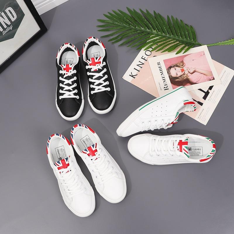 Fashion 2025 Women's Soft Leather Sneakers Lightweight Non-Slip Perforation for Breathability Lace-Up Casual Comfortable Walking Shoes