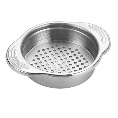 Coador de lata de atum, aço inoxidável, coador de lata de alimentos, coador de cozinha para coar, drenar e enxaguar