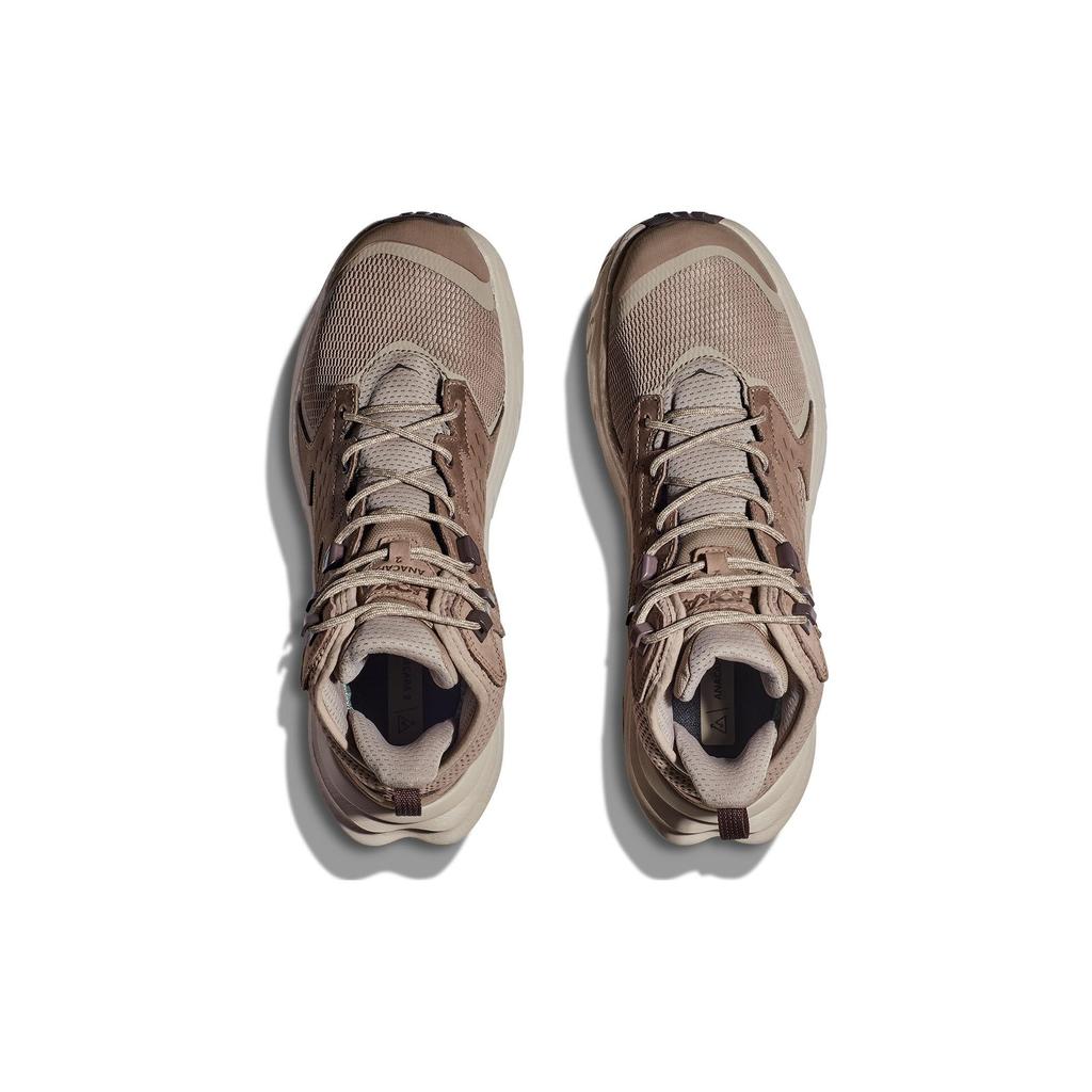 HOKA Anacapa 2 Mid GORE-TEX Dune Oxford Tan Men Sneakers Purple 1141633-DOTN