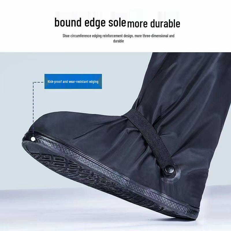 Huse impermeabile și antiderapante pentru pantofi de ploaie, unisex: Supraîncălțăminte Durabilă, Îngroșată, Lavabilă pentru Zile Ploioase