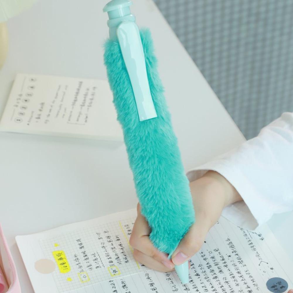 Cute Giant Ballpoint Pen Creative Pressing Pressure Reducing Pen ABS Cute  Plush Pen  Children