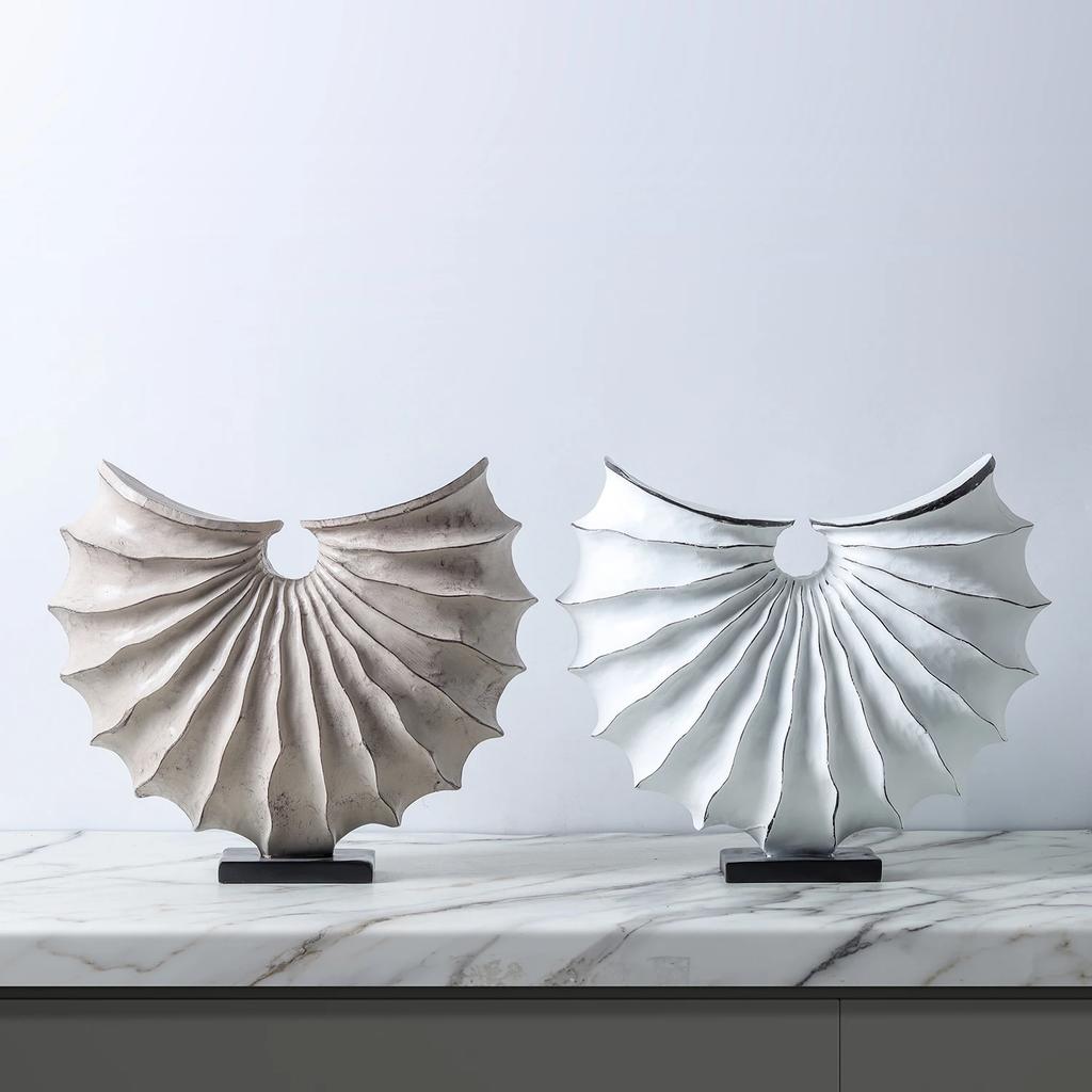 Creative Decorative Ornaments Figurines Miniatures Resin Conch Art Decoration Sculptures Coffee Table TV Cabinet Home Decoration