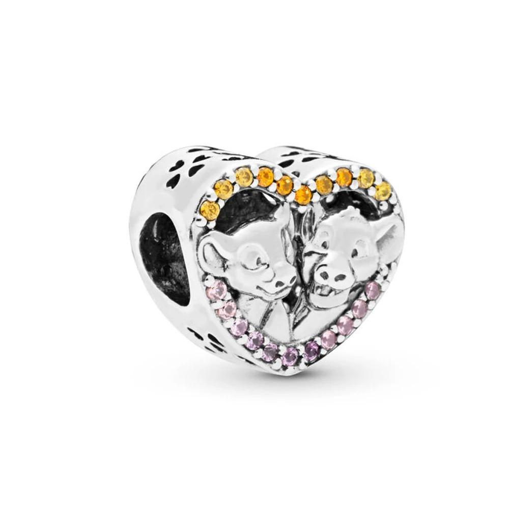 New 925 Silver Miniso  Mouse Castle Hat Princess Pendant For Bracelet DIY Exquisite Jewelry