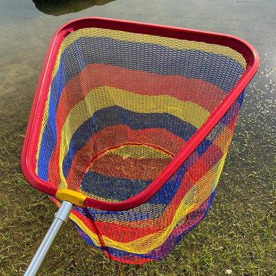 Aluminum Alloy Fishing Nets Head Fishing Scoop Colorful Fishing Hand Net Durable Ultralight Landing Net Fishing Tolls