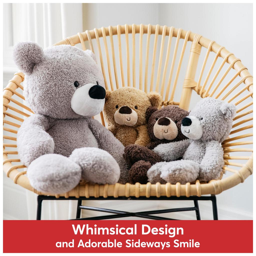 GUND Fuzzy Friends Gray Bear 6049972