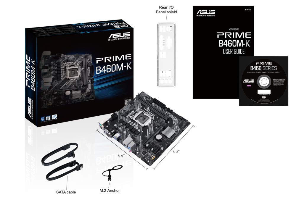 ASUS PRIME B460M-K (Sockel 1200/B460/DDR4/S-ATA 600/Micro ATX)