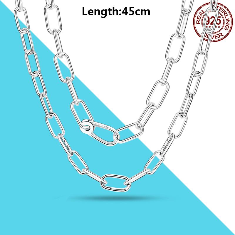 925 Silver Me Series Eye Medallion Pendant Charms for Bracelet Necklace DIY Link Earring Styling Two-ring Connector Jewelry