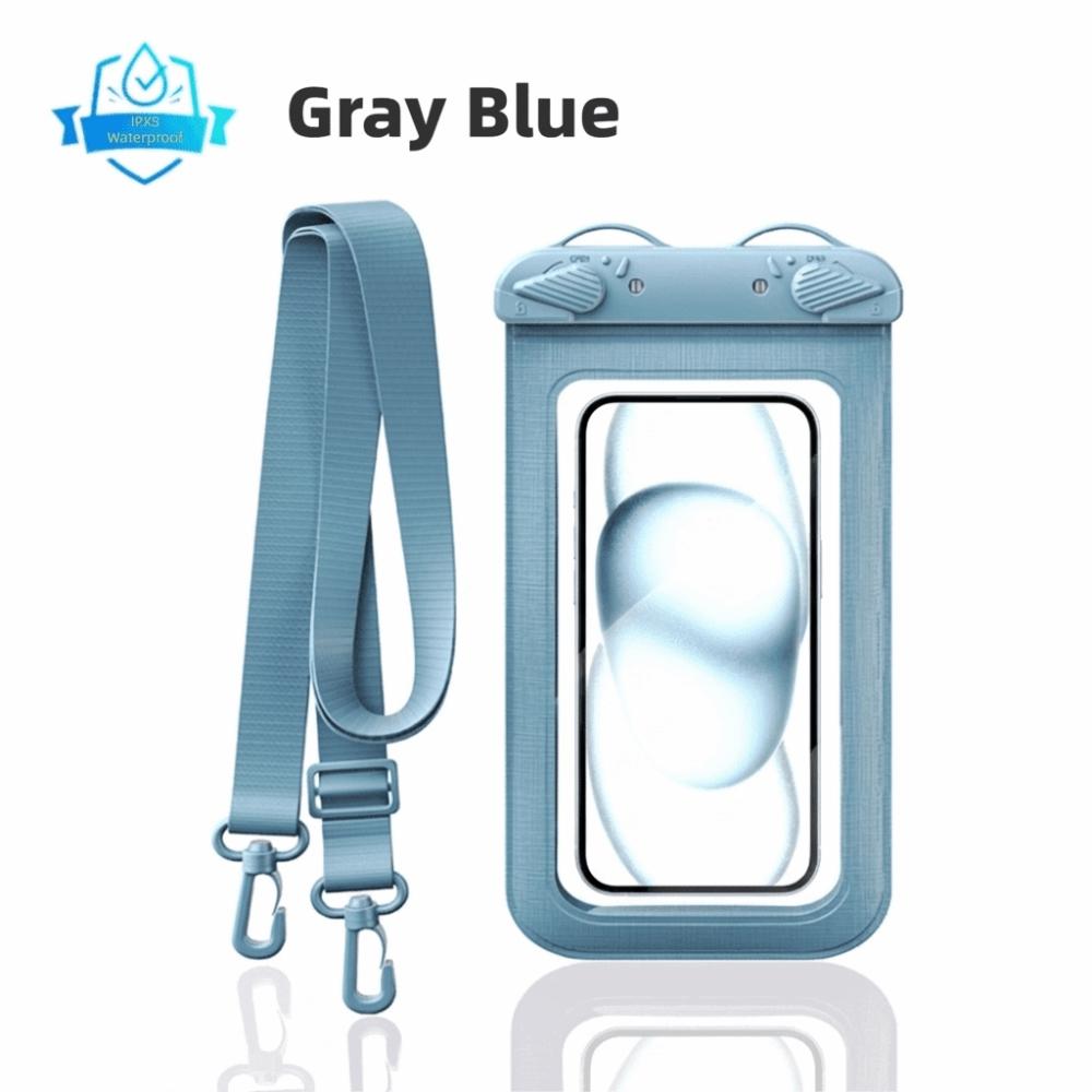 With Hang Rope Waterproof Phone Case 7.5 Inch Phone Waterproof Pouch Touch Screen Case  Swimming