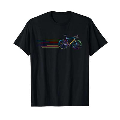 Cyclist Gravel City Bike Bicyclist Bicycle T Shirt Vintage Washed Streetwear Top For Everyday Wear Soft Stretched Casual