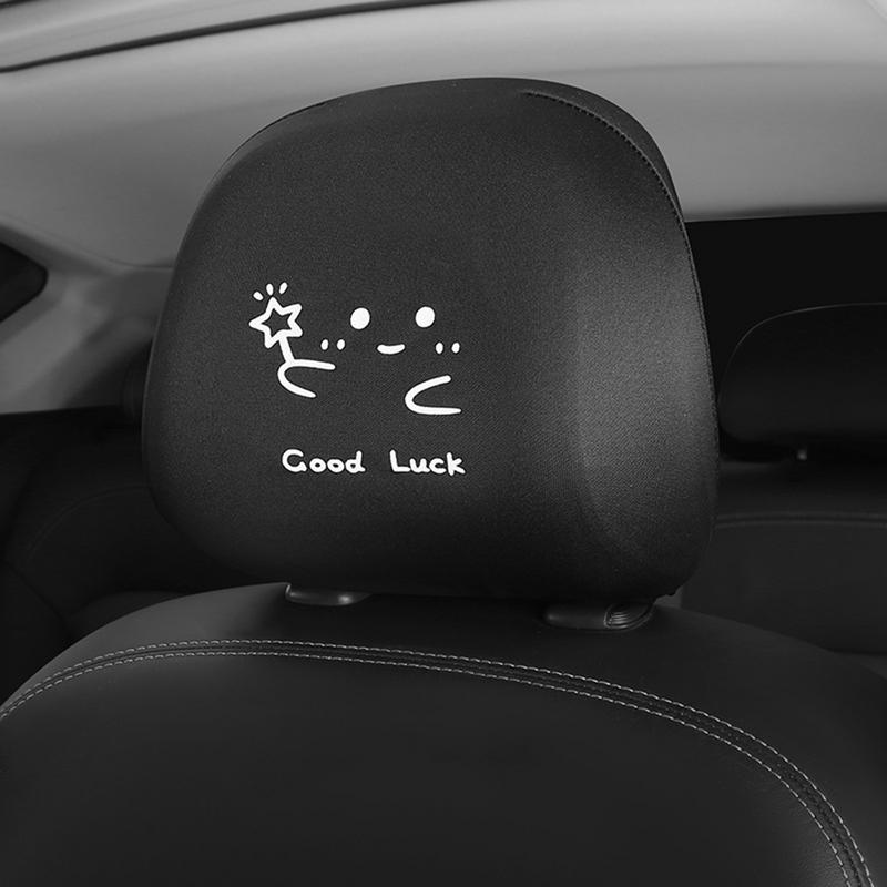 Car Headrest Covers Car Seat Headrest Protector Dustproof and Washable Car Seat Head Rest Cover Protector for Truck Bus SUV