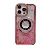 Luxurious Water Diamond Secret Garden Is Suitable for IPhone 15 Phone Cases, IPhone14Pro Max Glitter Magnetic Stand Cases