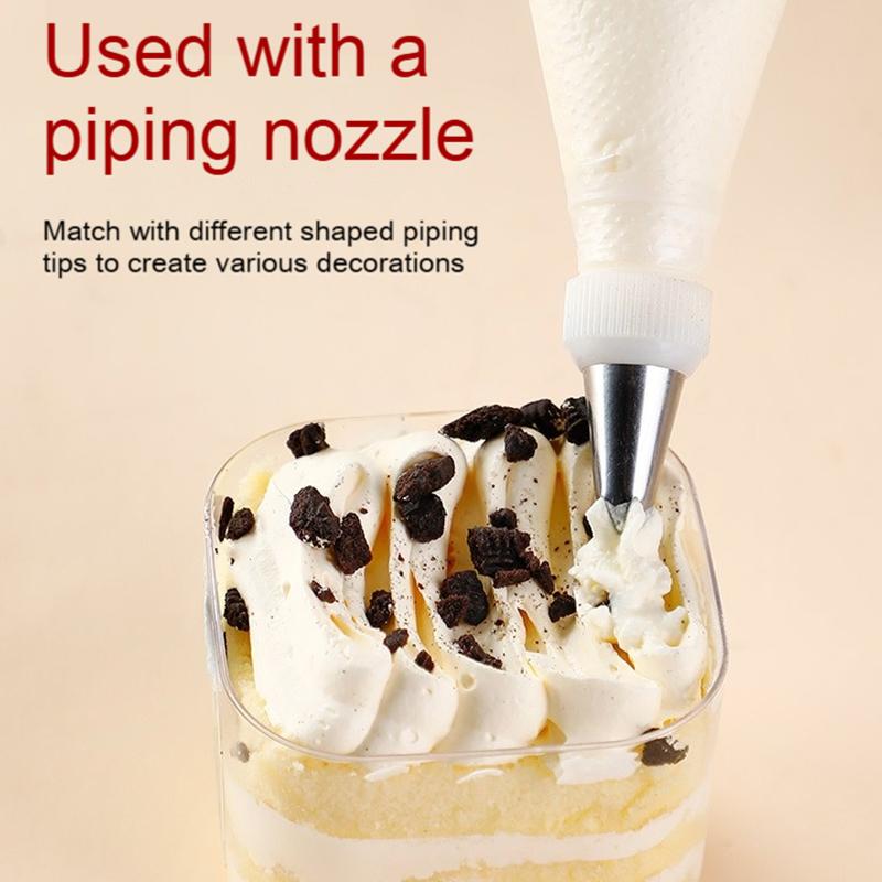 100/50 PCS Disposable Pastry Bag Cake Cream Decoration Icing Cream Squeezing Piping Bags Cake Baking Accessories DGGJ02