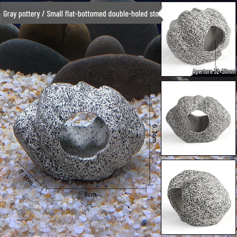 Ceramic Fish Tank Decoration: Shrimp Hiding, Cichlid Breeding, Spawning Nest.