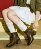 Spur Cathrine Mid Block Ankle Boots 5.5Cm -Va9008 (2Color)