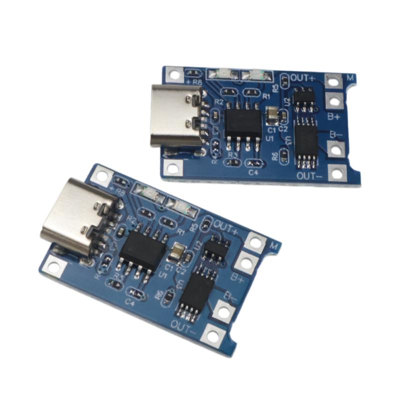 1/2/5Pcs TP4056 5V 1A Li-ion Battery Charger Module Mini USB Type-C Micro USB 18650 Board with Protection Dual Functions