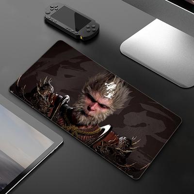 Black Myth WuKong Gaming Mouse Pad Large Desk Mat for Keyboard and Mouse Non-Slip Desk Protecor Mat for Home Office Gaming Work